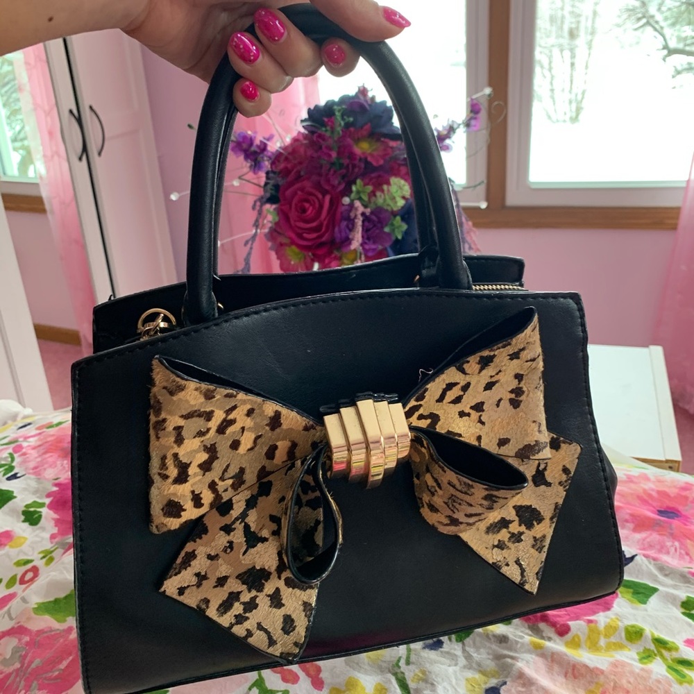 Betsey Johnson Cheetah Purse